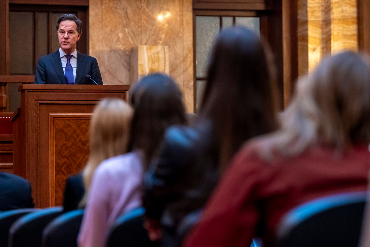 NATO Secretary General Mark Rutte visits the Comenius University in Bratislava and engages with the students