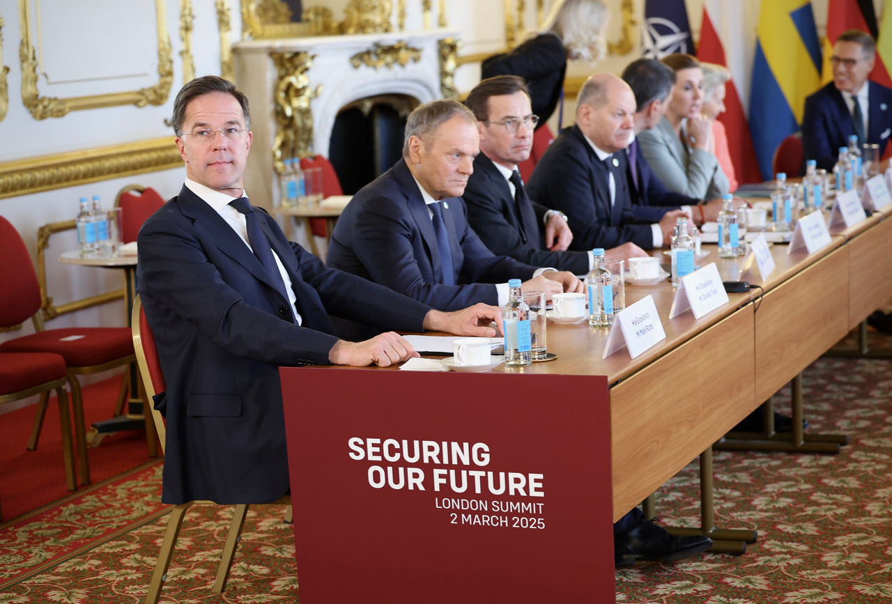 NATO Secretary General Mark Rutte meets with European leaders in the United Kingdom