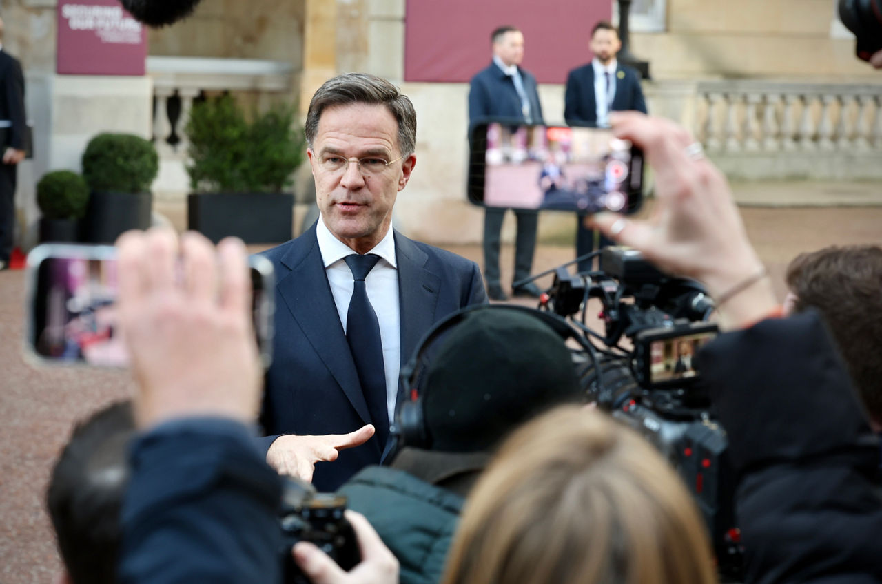 NATO Secretary General Mark Rutte meets with European leaders in the United Kingdom