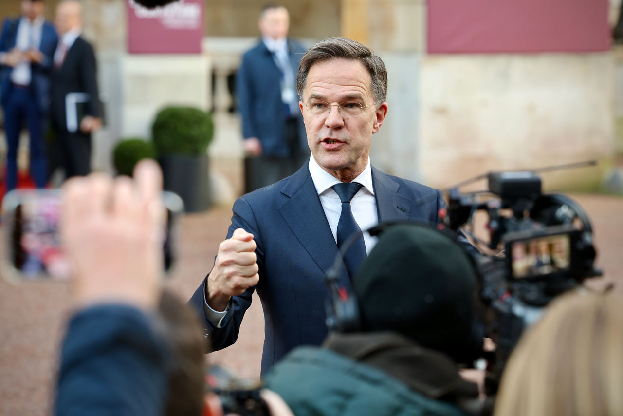 NATO Secretary General Mark Rutte meets with European leaders in the United Kingdom