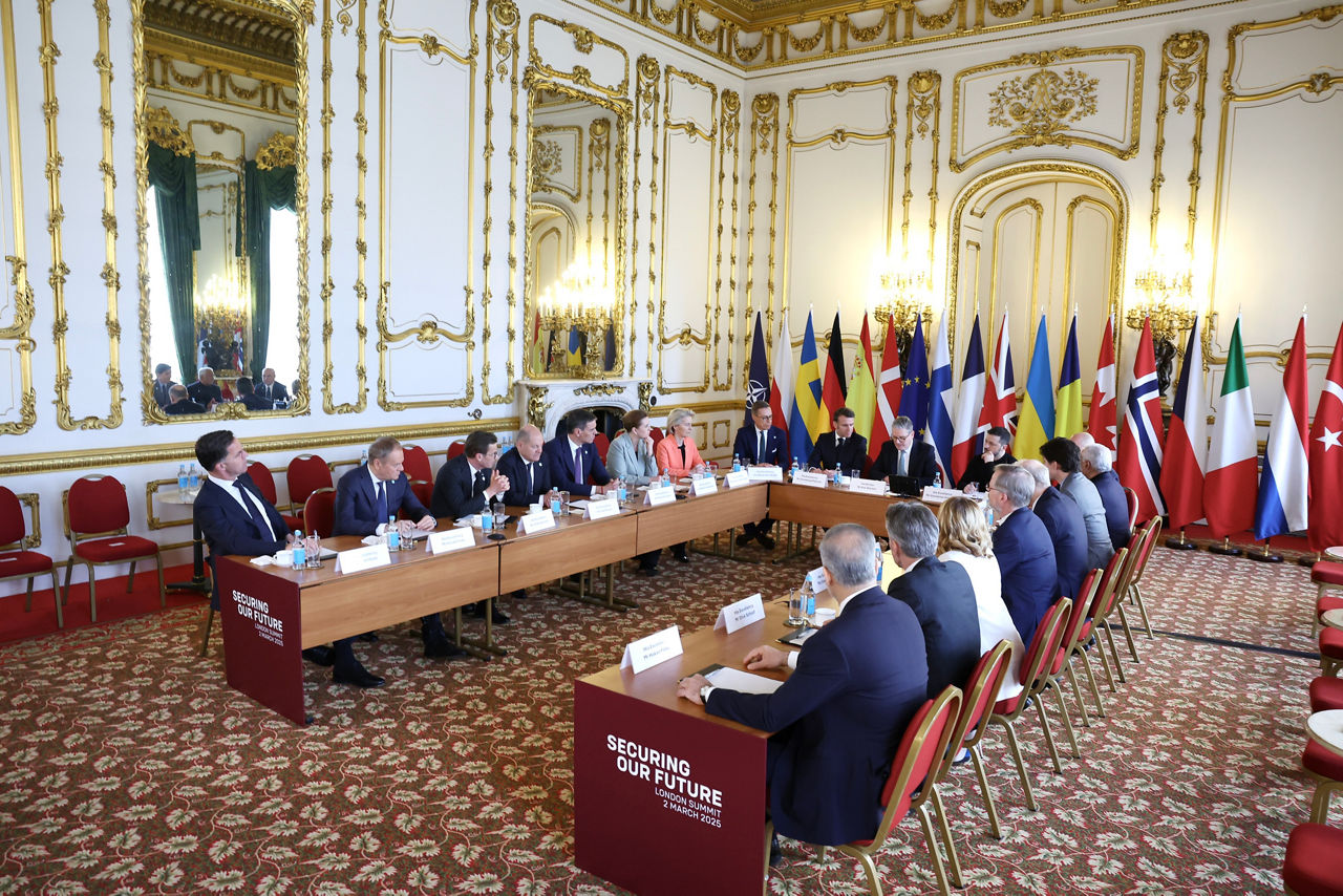 NATO Secretary General Mark Rutte meets with European leaders in the United Kingdom