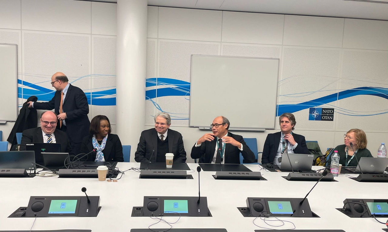 Mr Gene Dodaro, Comptroller General of the United States and Head of the US Government Accountability Office (GAO), speaks during the presentation by Ms Lilian Ndianefo and Mr Jamie Patterson from the United Kingdom’s National Audit Office (NAO)