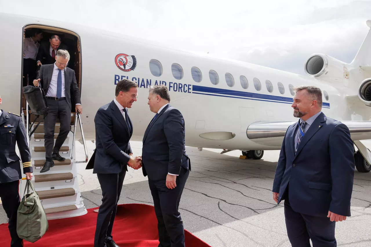 NATO Secretary General Mark Rutte arrives in Sarajevo