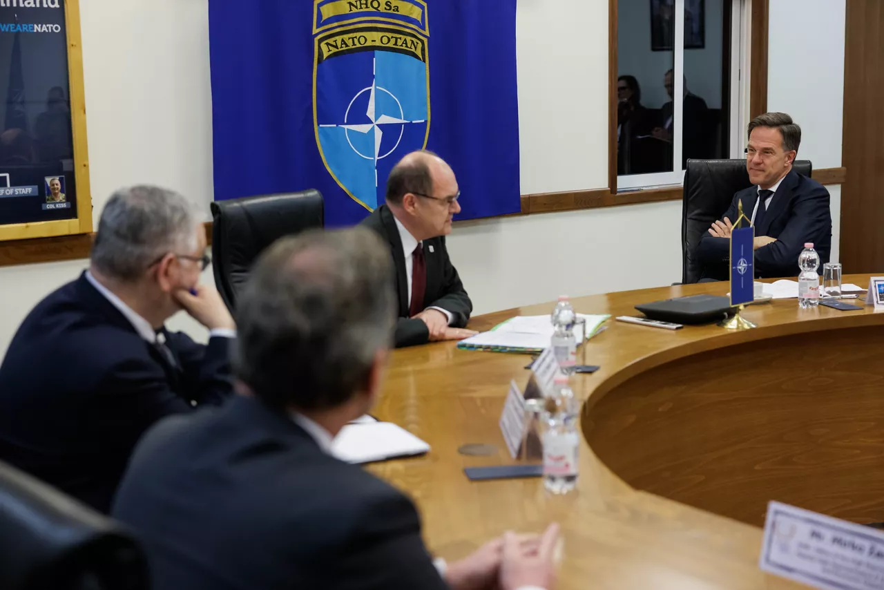 NATO Secretary General Mark Rutte meets with Christian Schmidt, High Representative for Bosnia and Herzegovina