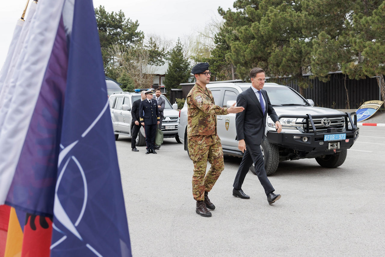 NATO Secretary General Mark Rutte visits HQ KFOR Pristina