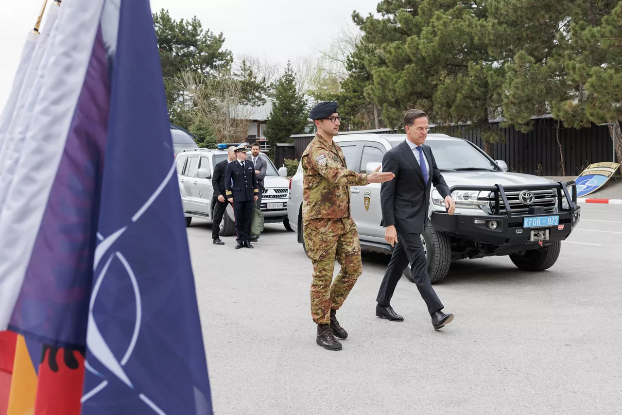 NATO Secretary General Mark Rutte visits HQ KFOR Pristina