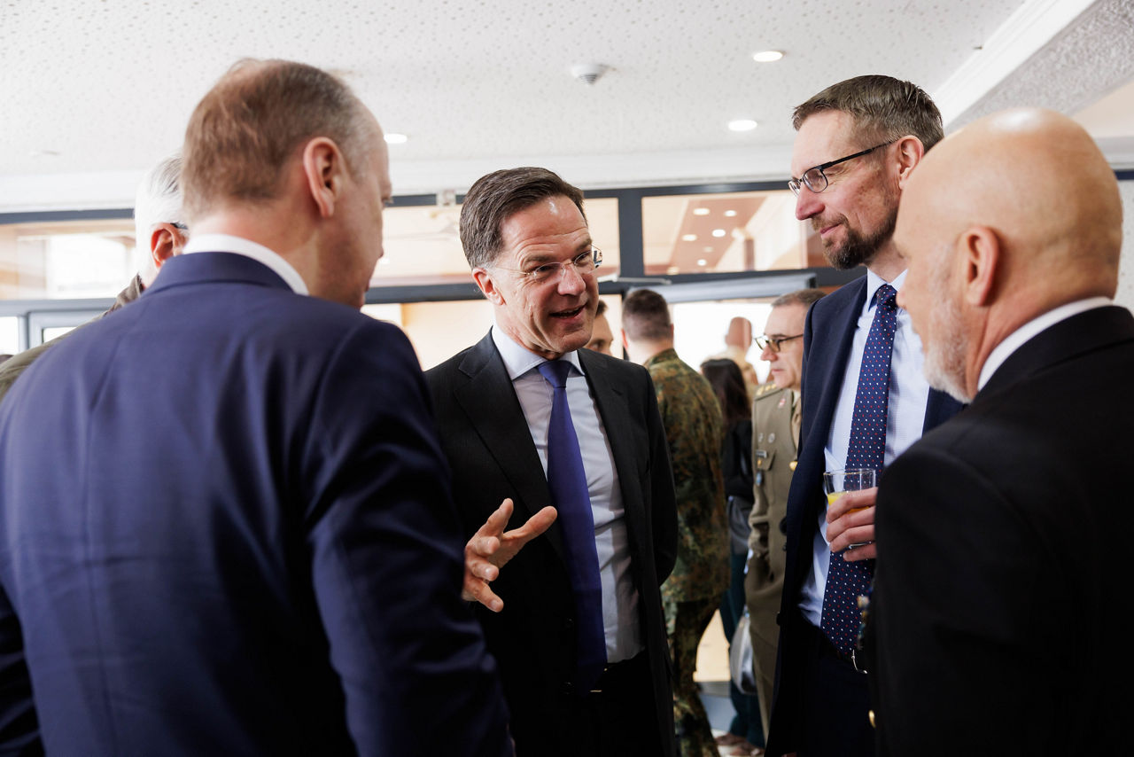 NATO Secretary General and NATO Permanent Representatives at HQ KFOR Pristina