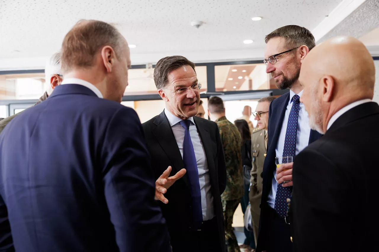 NATO Secretary General and NATO Permanent Representatives at HQ KFOR Pristina