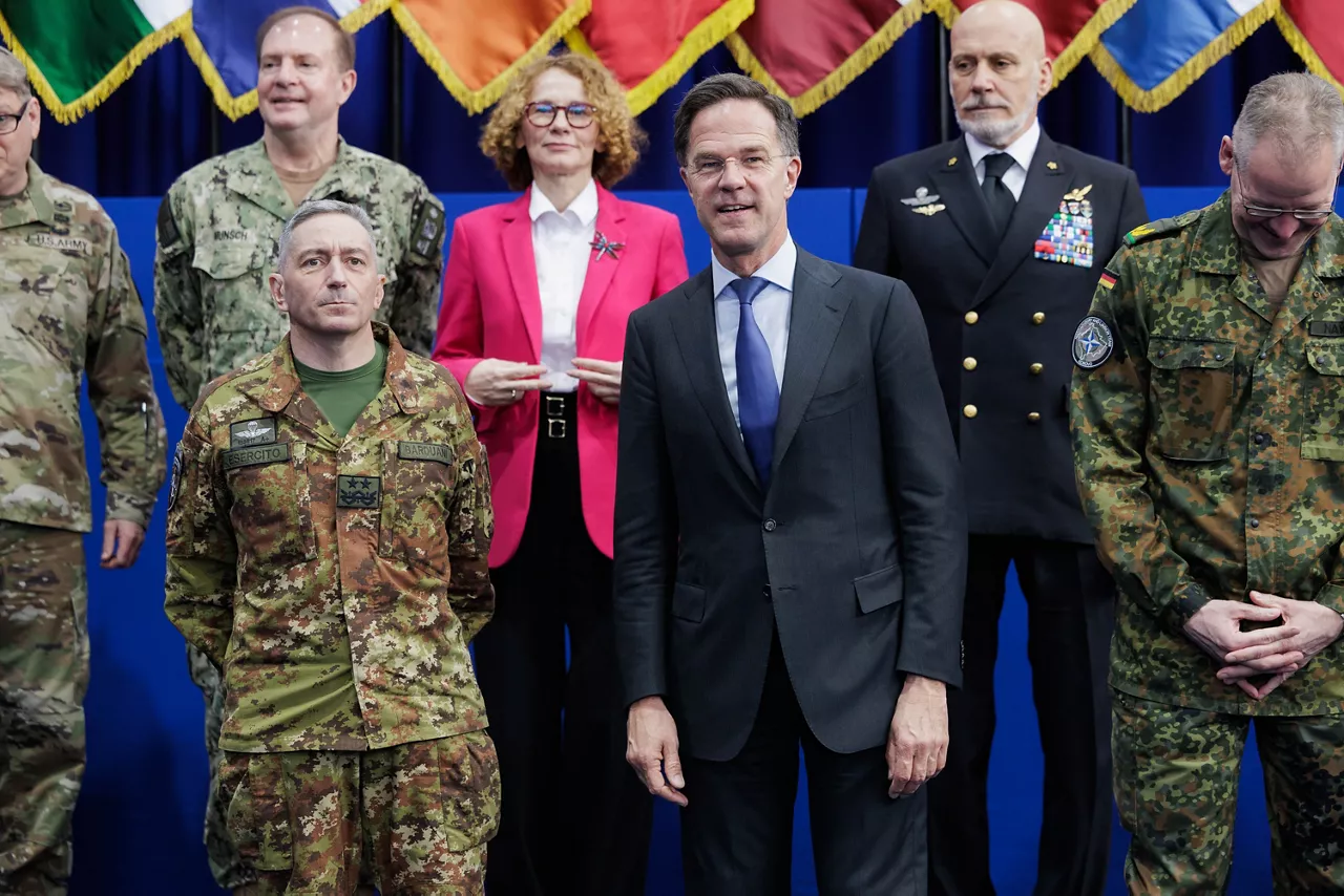 North Atlantic Council family photo at KFOR HQ