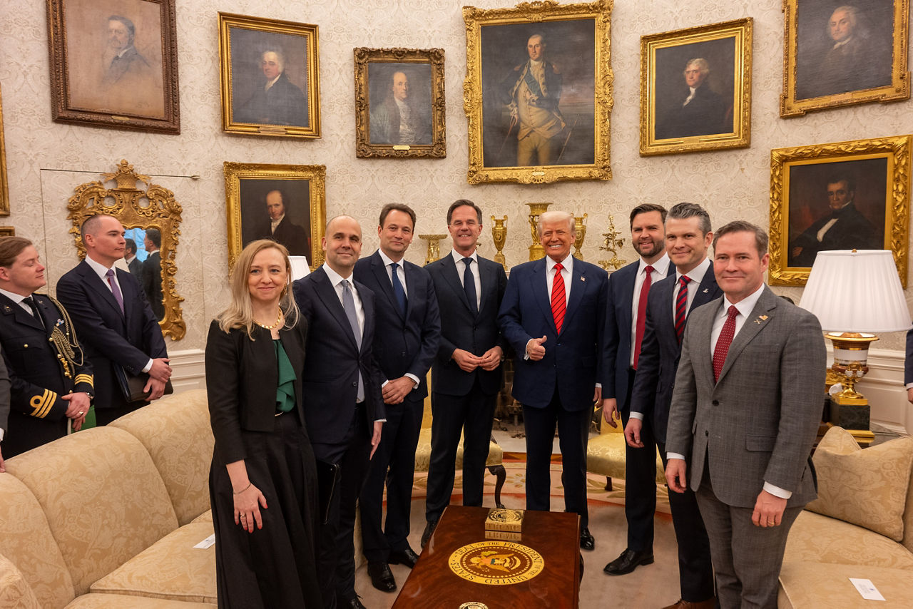 NATO Secretary General Mark Rutte with the President of the United States of America, Donald J. Trump at the White House