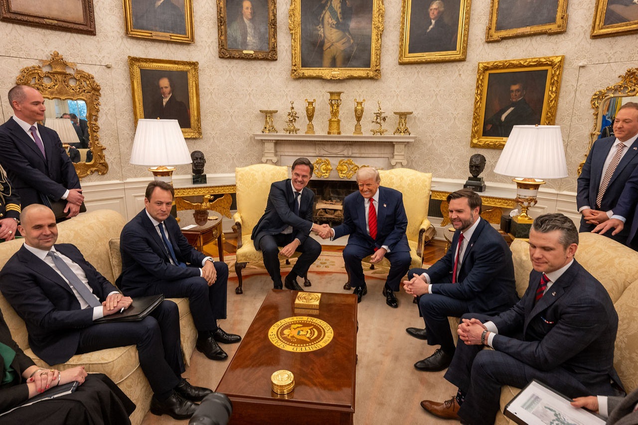 NATO Secretary General Mark Rutte with the President of the United States of America, Donald J. Trump at the White House