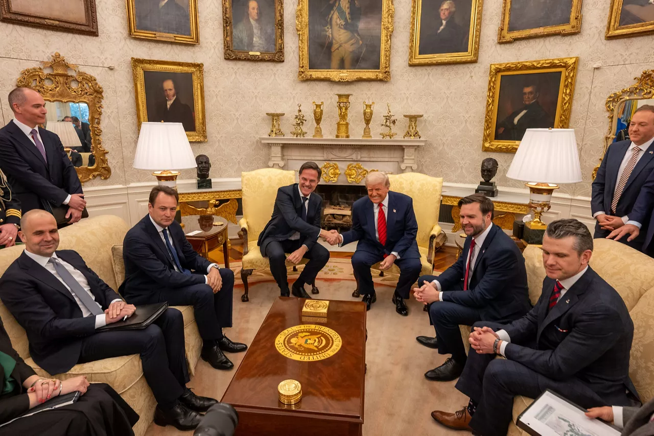 NATO Secretary General Mark Rutte with the President of the United States of America, Donald J. Trump at the White House