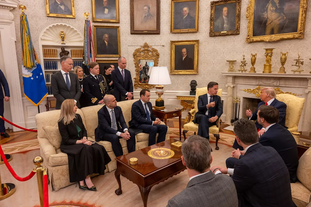 NATO Secretary General Mark Rutte with the President of the United States of America, Donald J. Trump at the White House
