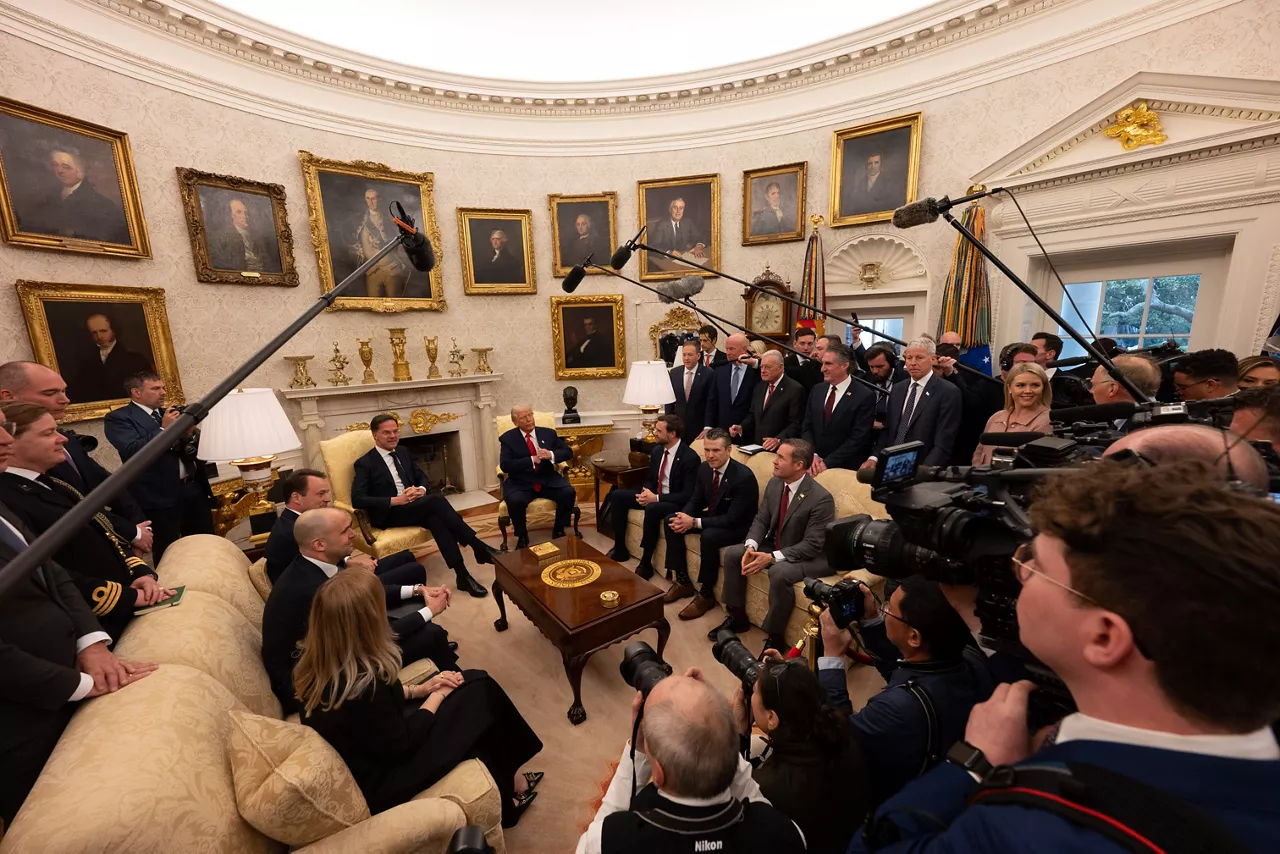 NATO Secretary General Mark Rutte with the President of the United States of America, Donald J. Trump at the White House