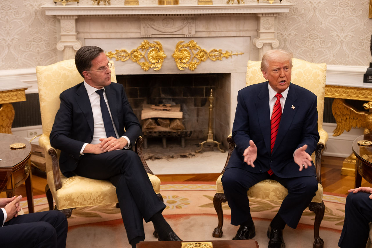 NATO Secretary General Mark Rutte with the President of the United States of America, Donald J. Trump at the White House