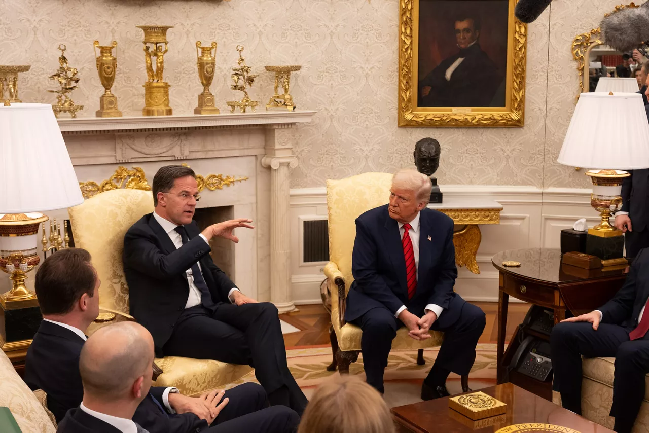 NATO Secretary General Mark Rutte with the President of the United States of America, Donald J. Trump at the White House