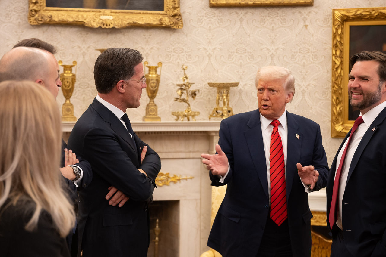 NATO Secretary General Mark Rutte with the President of the United States of America, Donald J. Trump at the White House