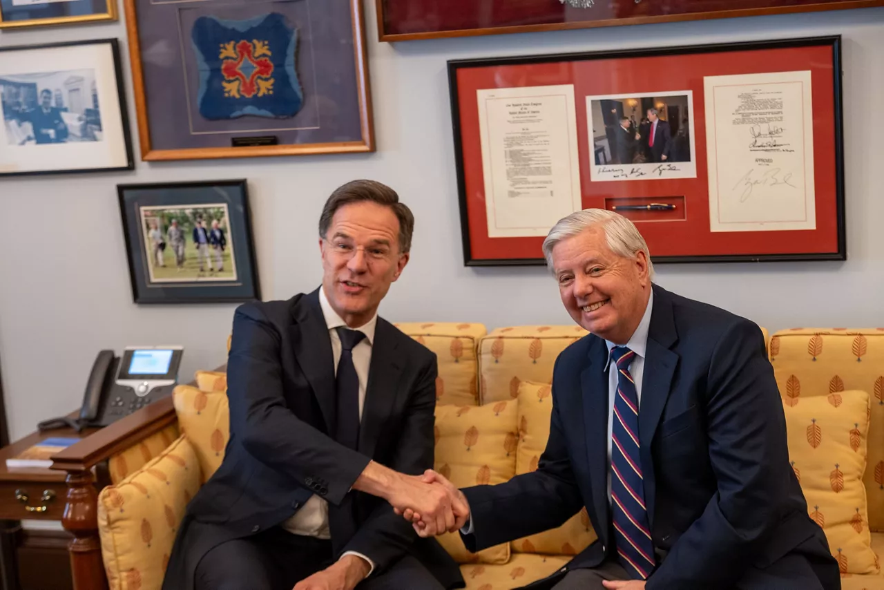 NATO Secretary General Mark Rutte meets with Lindsey Graham, United States Senator