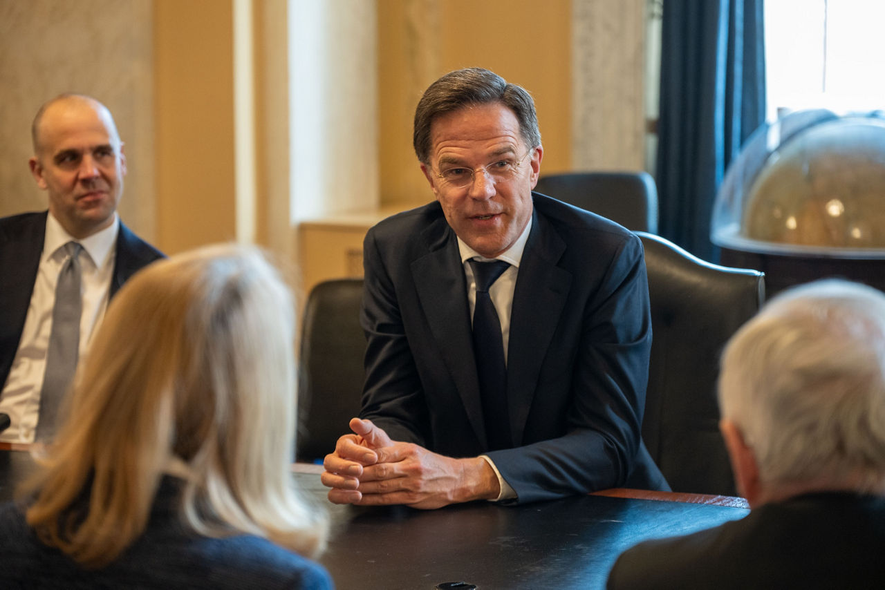 NATO Secretary General Mark Rutte meets with U.S. Senator Mike Crapo