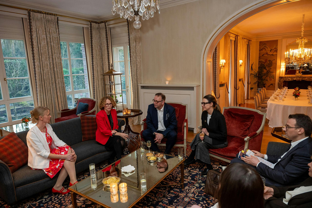 NATO Secretary General Mark Rutte with Aleksandar Vučić, President of Serbia