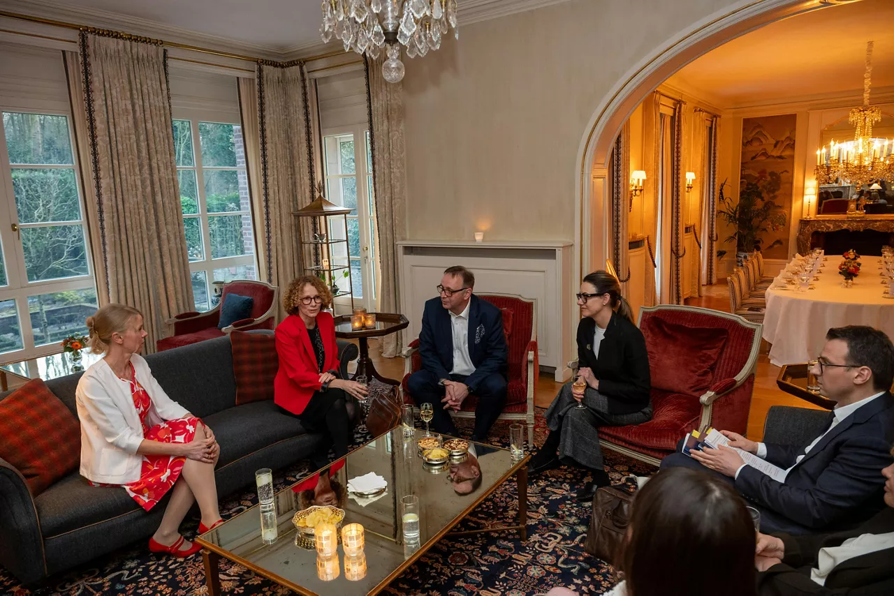 NATO Secretary General Mark Rutte with Aleksandar Vučić, President of Serbia