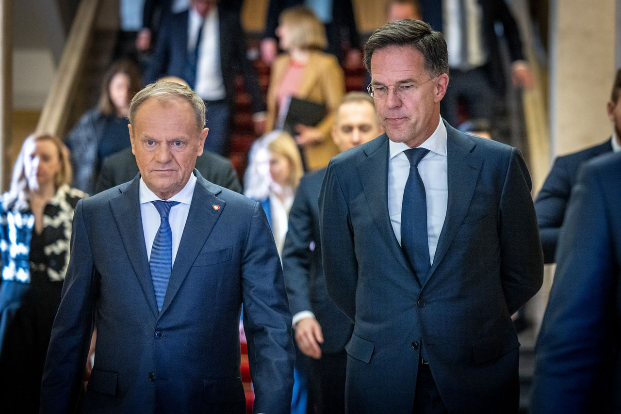 NATO Secretary General Mark Rutte  with Prime Minister Donald Tusk
