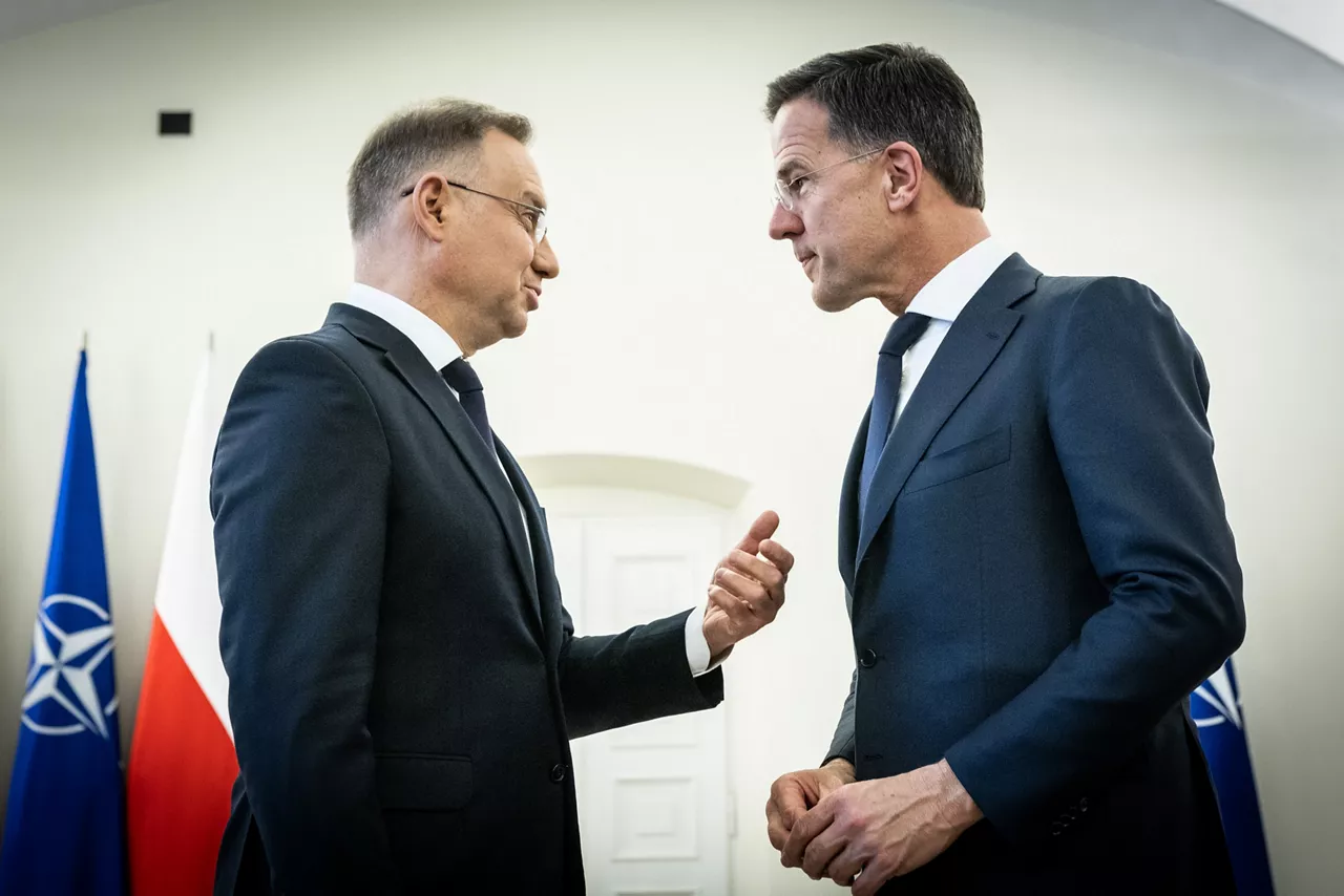 NATO Secretary General Mark Rutte meets with Andrzej Duda, President of Poland