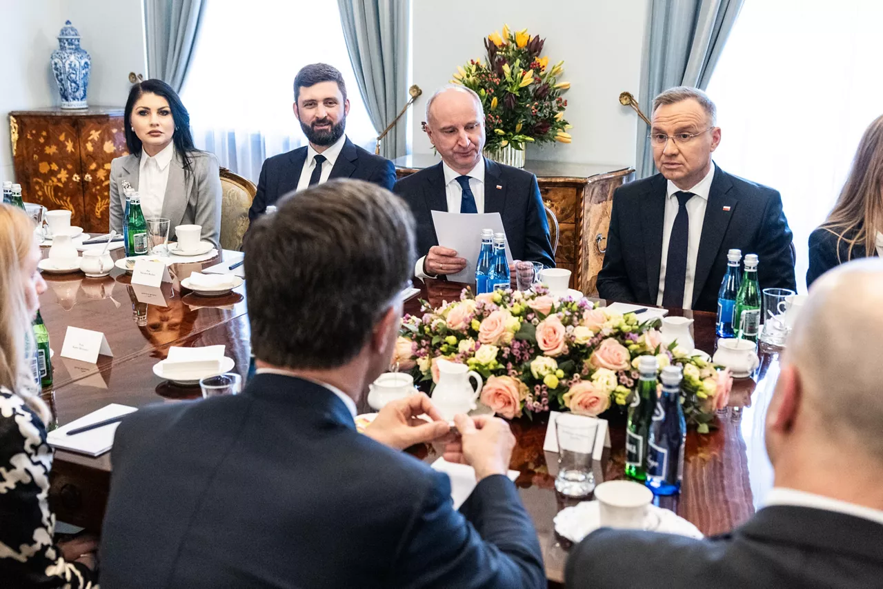 NATO Secretary General Mark Rutte meets with Andrzej Duda, President of Poland