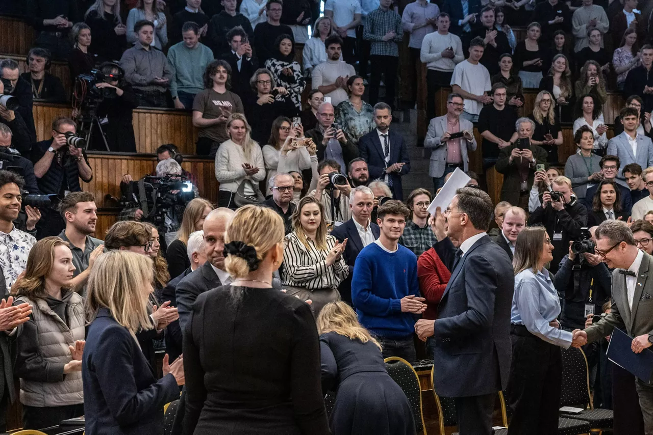 NATO Secretary General Mark Rutte at the Warsaw School of Economics