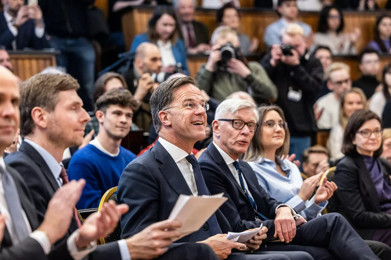 NATO Secretary General Mark Rutte at the Warsaw School of Economics