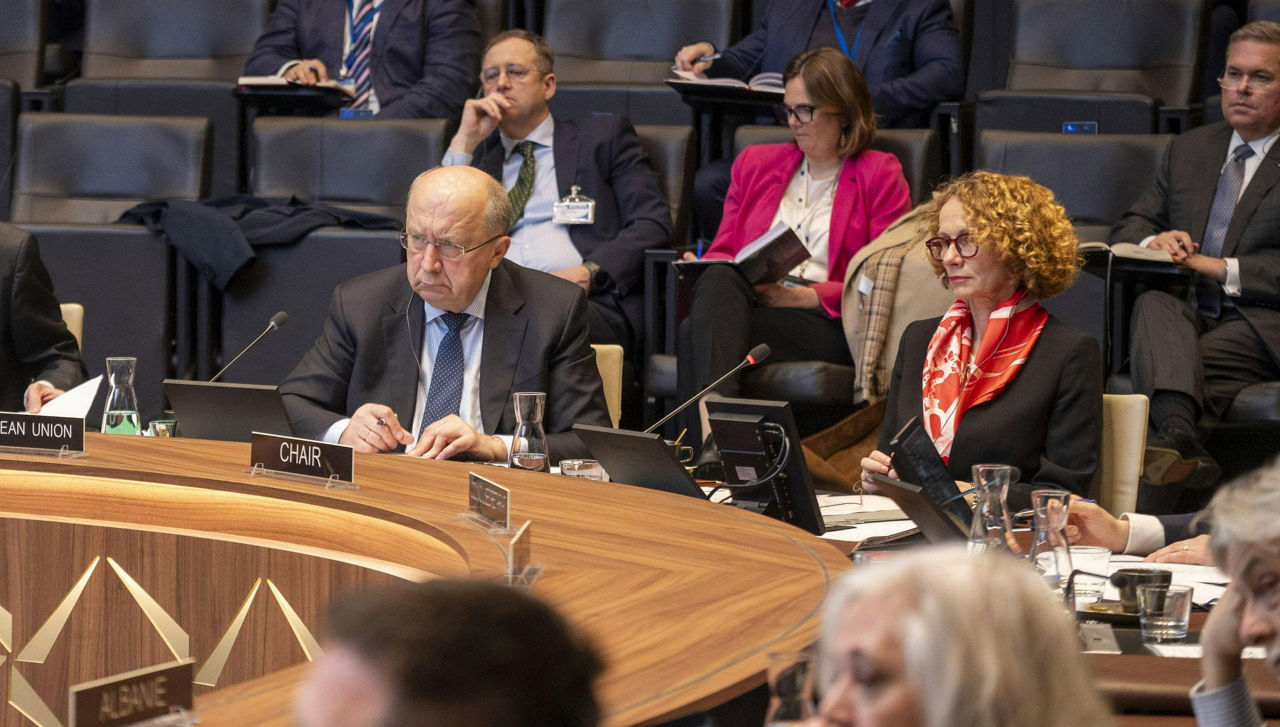 EU Commissioner for Defence and Space visits NATO