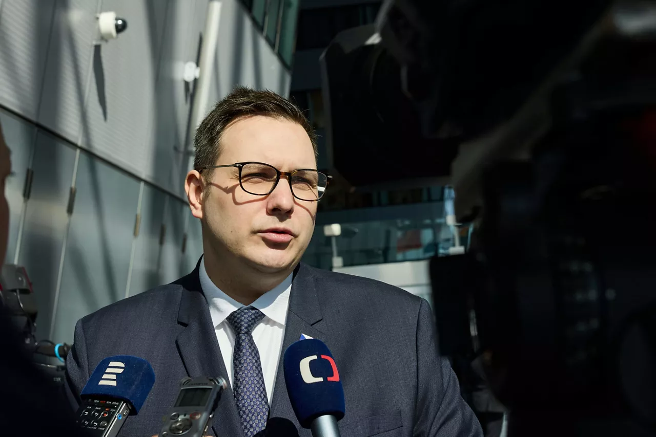 Minister of Foreign Affairs of Czechia, Jan Lipavský, arriving at the NATO Foreign Ministerial
