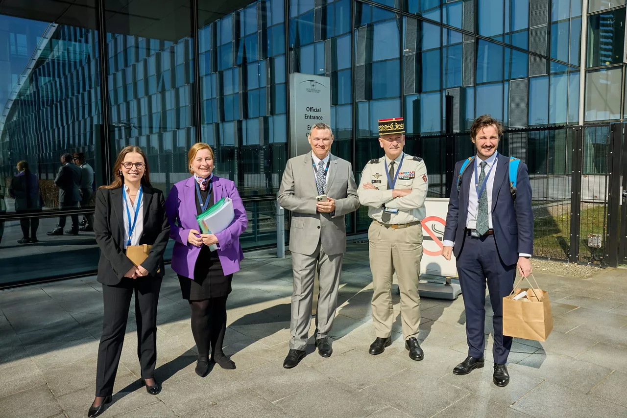 Arrivals at the NATO Foreign Ministerial Meeting