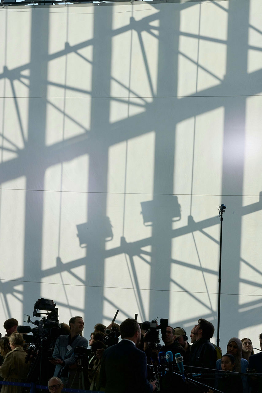 Arrivals at the NATO Foreign Ministerial Meeting