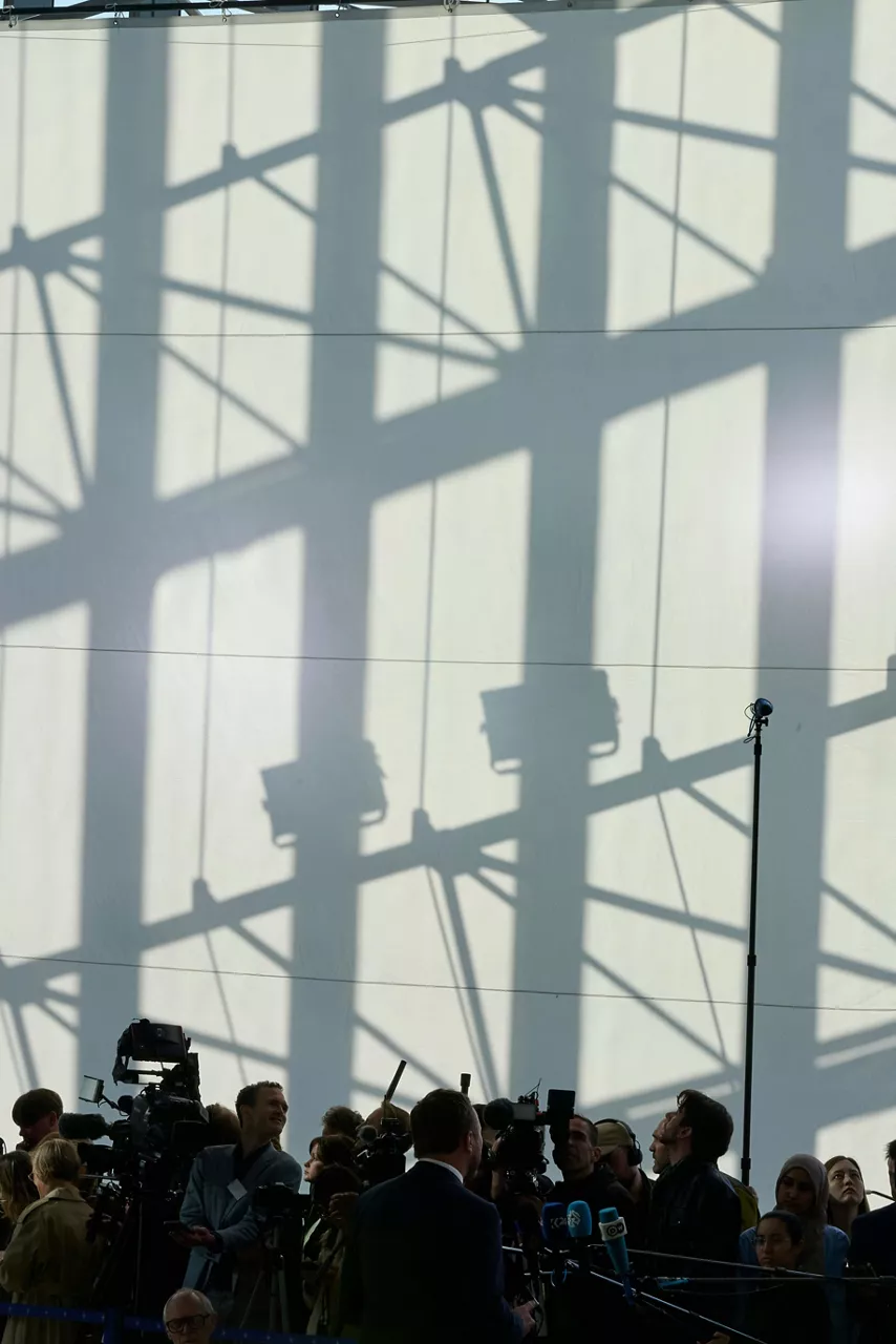 Arrivals at the NATO Foreign Ministerial Meeting