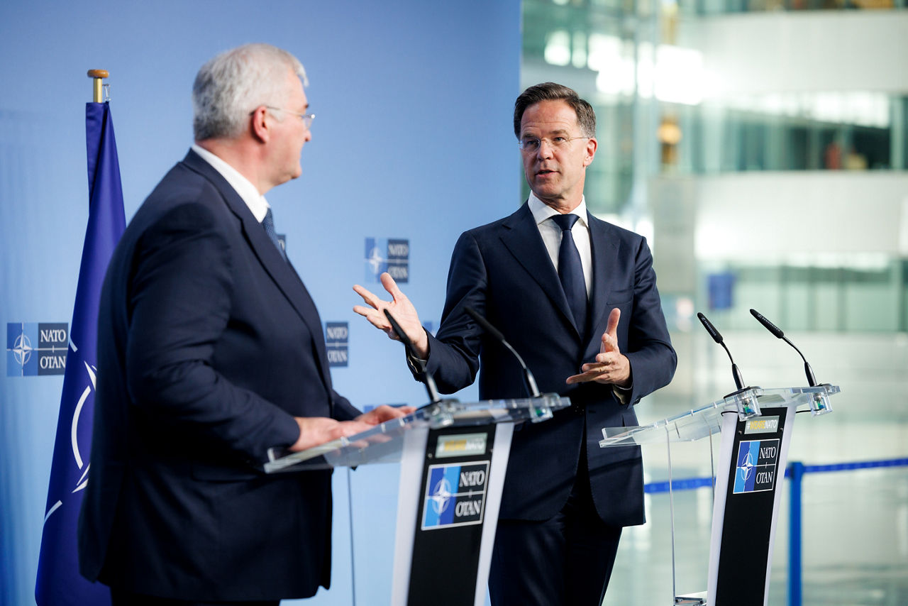 Remarks by NATO Secretary General Mark Rutte and Andrii Sybiha (Minister of Foreign Affairs, Ukraine)