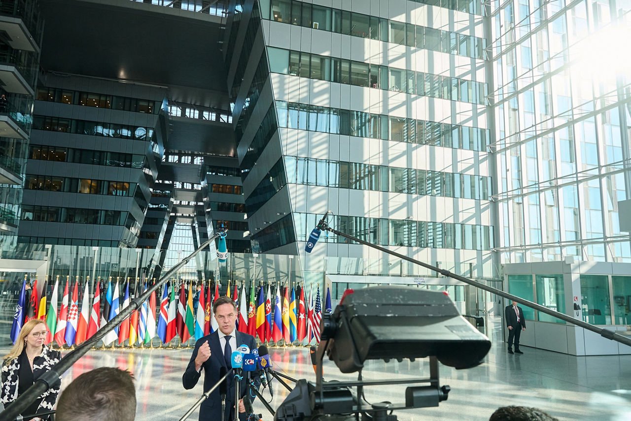 Doorstep statement by NATO Secretary General Mark Rutte ahead of the meetings of NATO Ministers of Foreign Affairs
