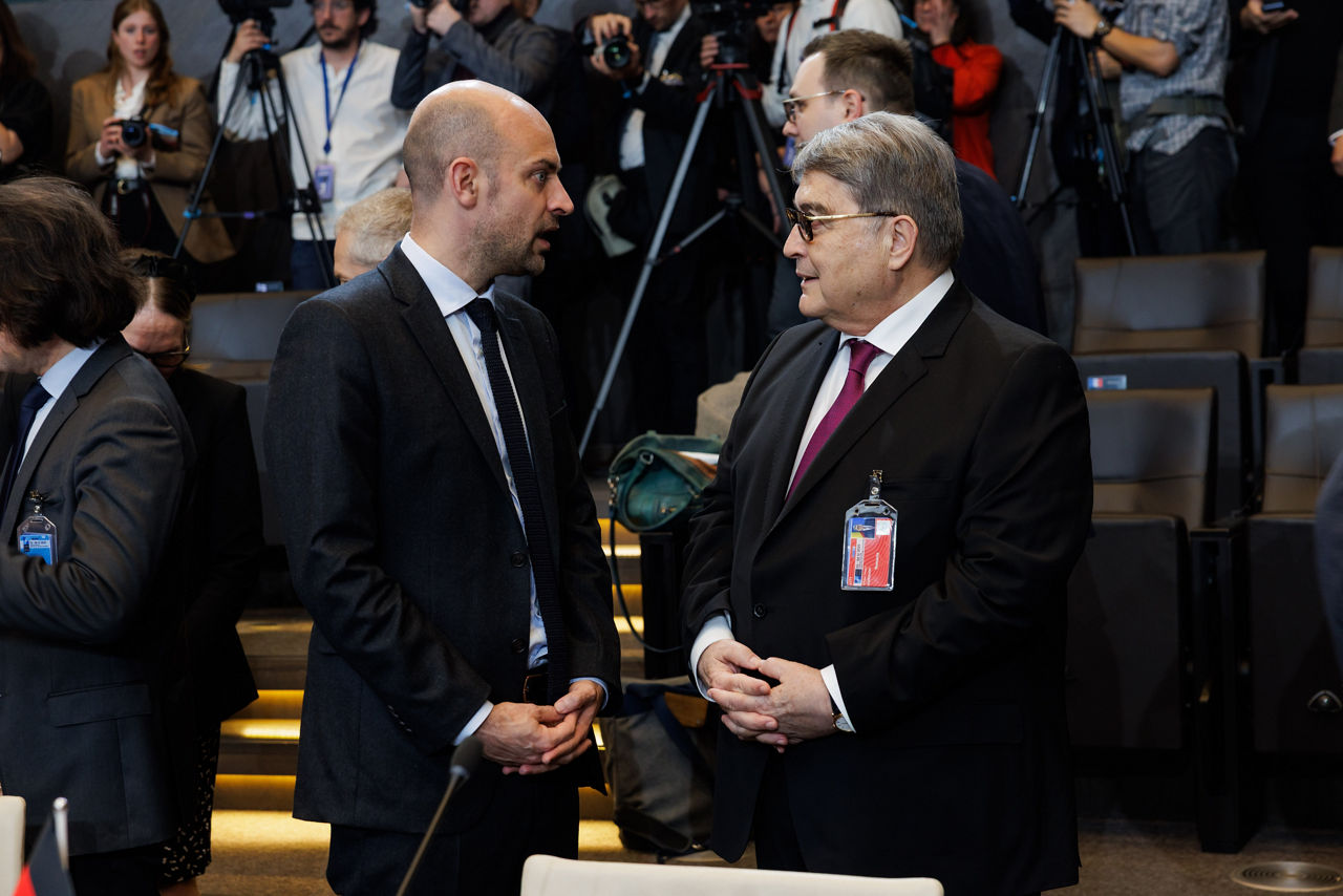 Jean-Noël Barrot (Minister of Foreign Affairs, France) and Emil Hurezeanu (Minister of Foreign Affairs, Romania)