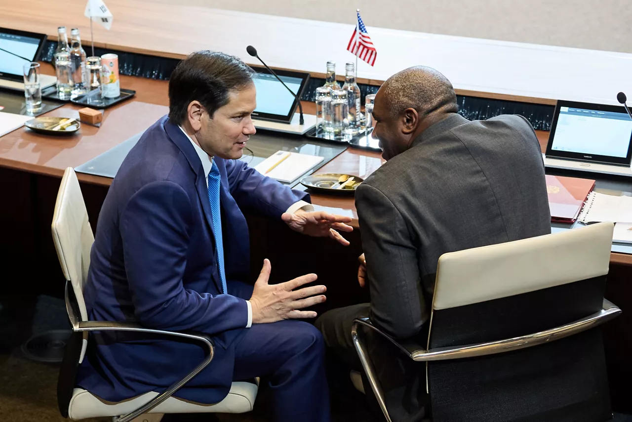 Marco Rubio (US Secretary of State) and David Lammy (UK Foreign Secretary)