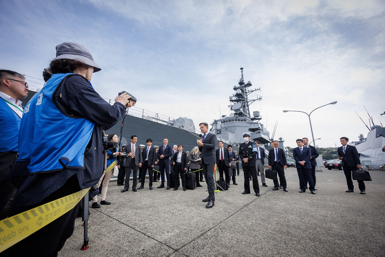 NATO Secretary General Mark Rutte visits Yokosuka Naval Base