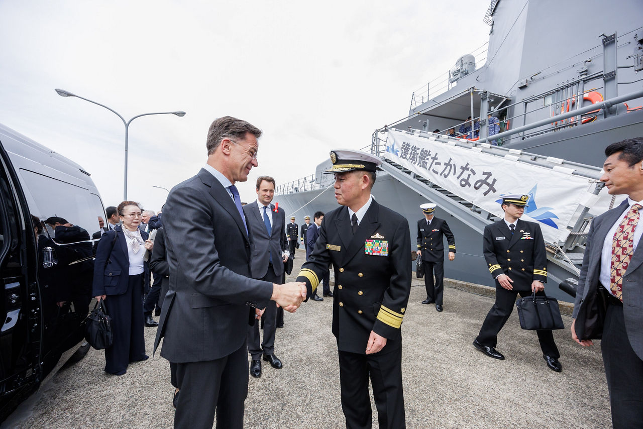 NATO Secretary General Mark Rutte visits Yokosuka Naval Base