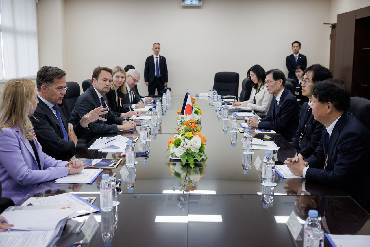 NATO Secretary General Mark Rutte visitis Mitsubishi Electric Kamakura Works