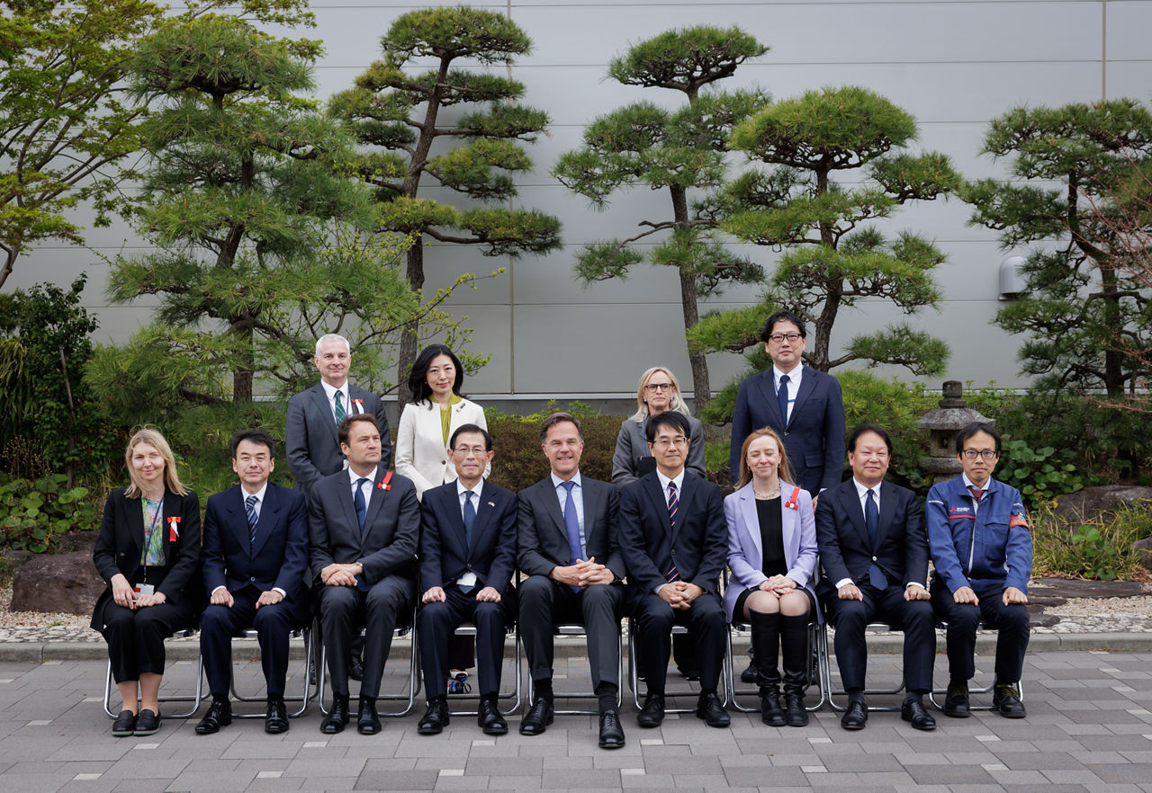 NATO Secretary General Mark Rutte visitis Mitsubishi Electric Kamakura Works