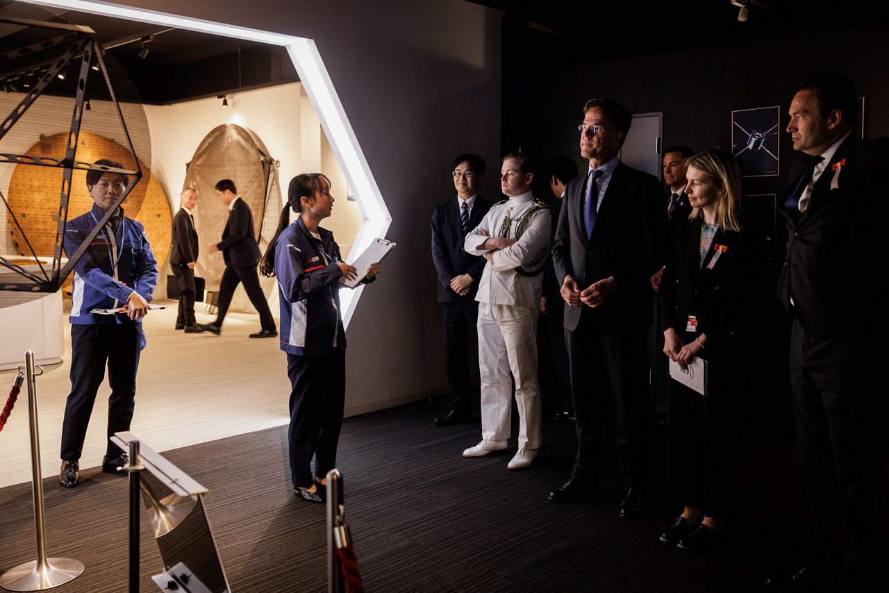 NATO Secretary General Mark Rutte visitis Mitsubishi Electric Kamakura Works