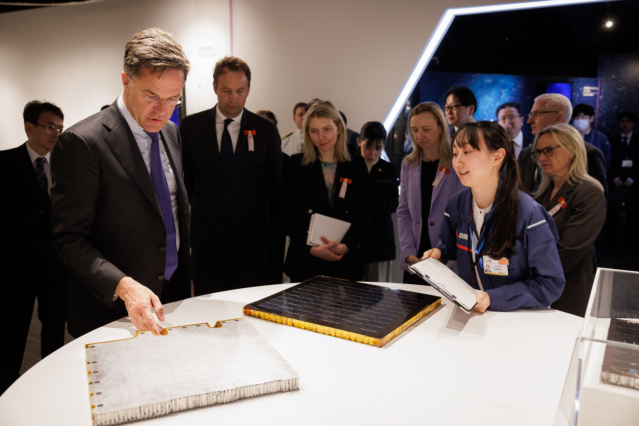 NATO Secretary General Mark Rutte visitis Mitsubishi Electric Kamakura Works