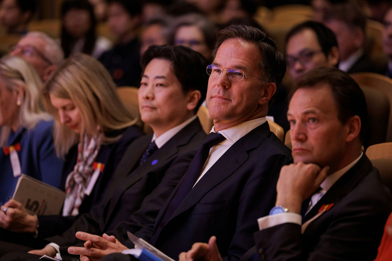 NATO Secretary General Mark Rutte speaks at Keio University 