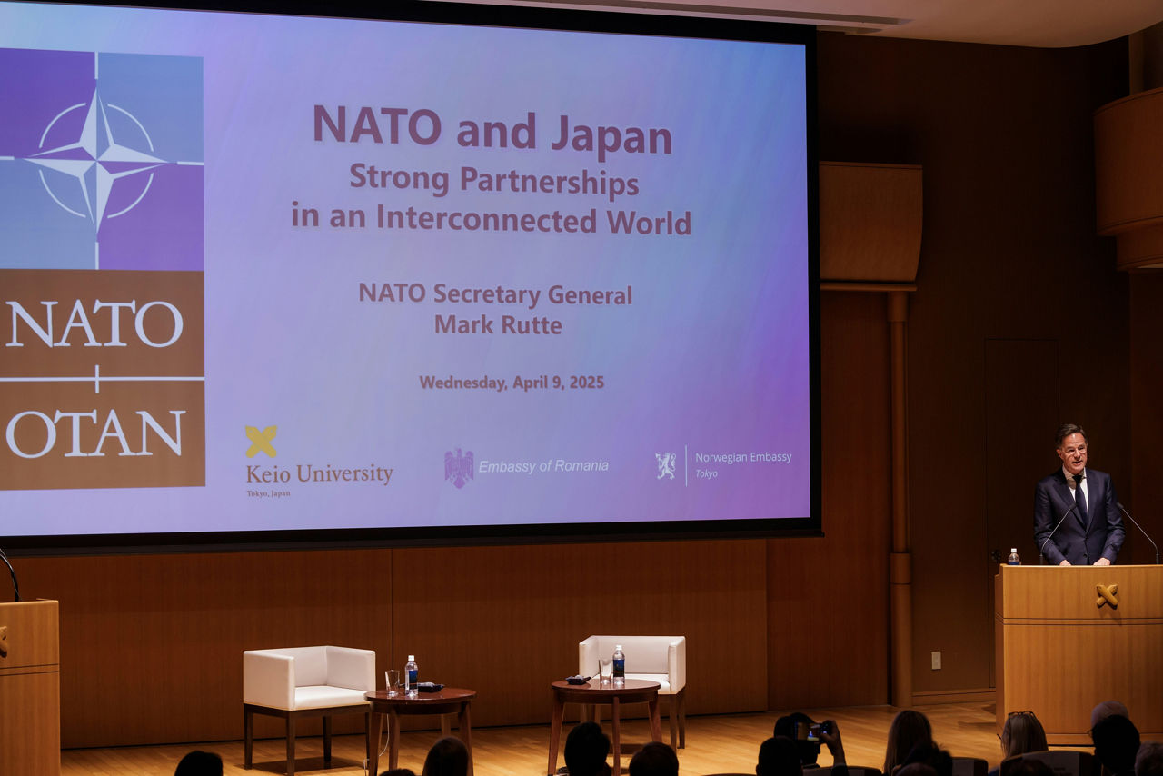 NATO Secretary General Mark Rutte speaks at Keio University 