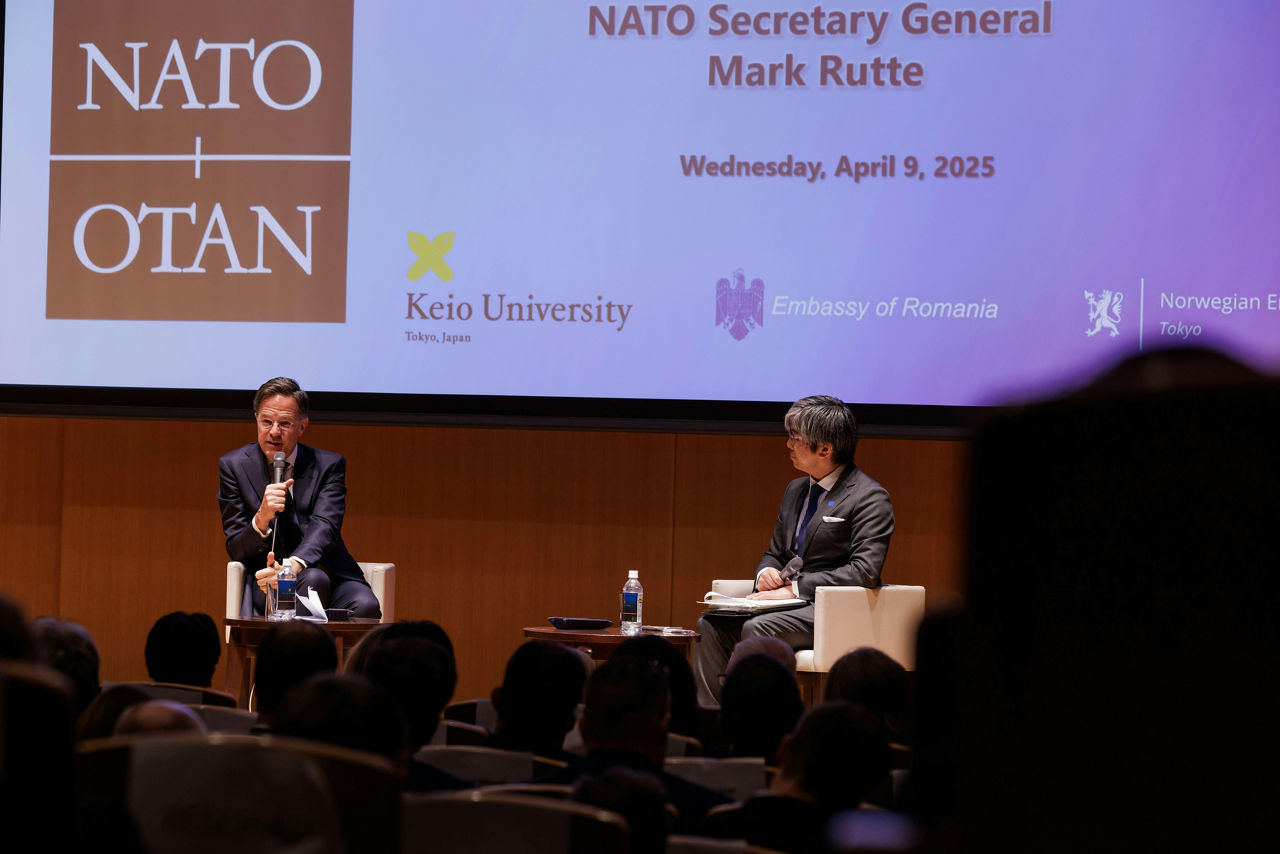 NATO Secretary General Mark Rutte speaks at Keio University 