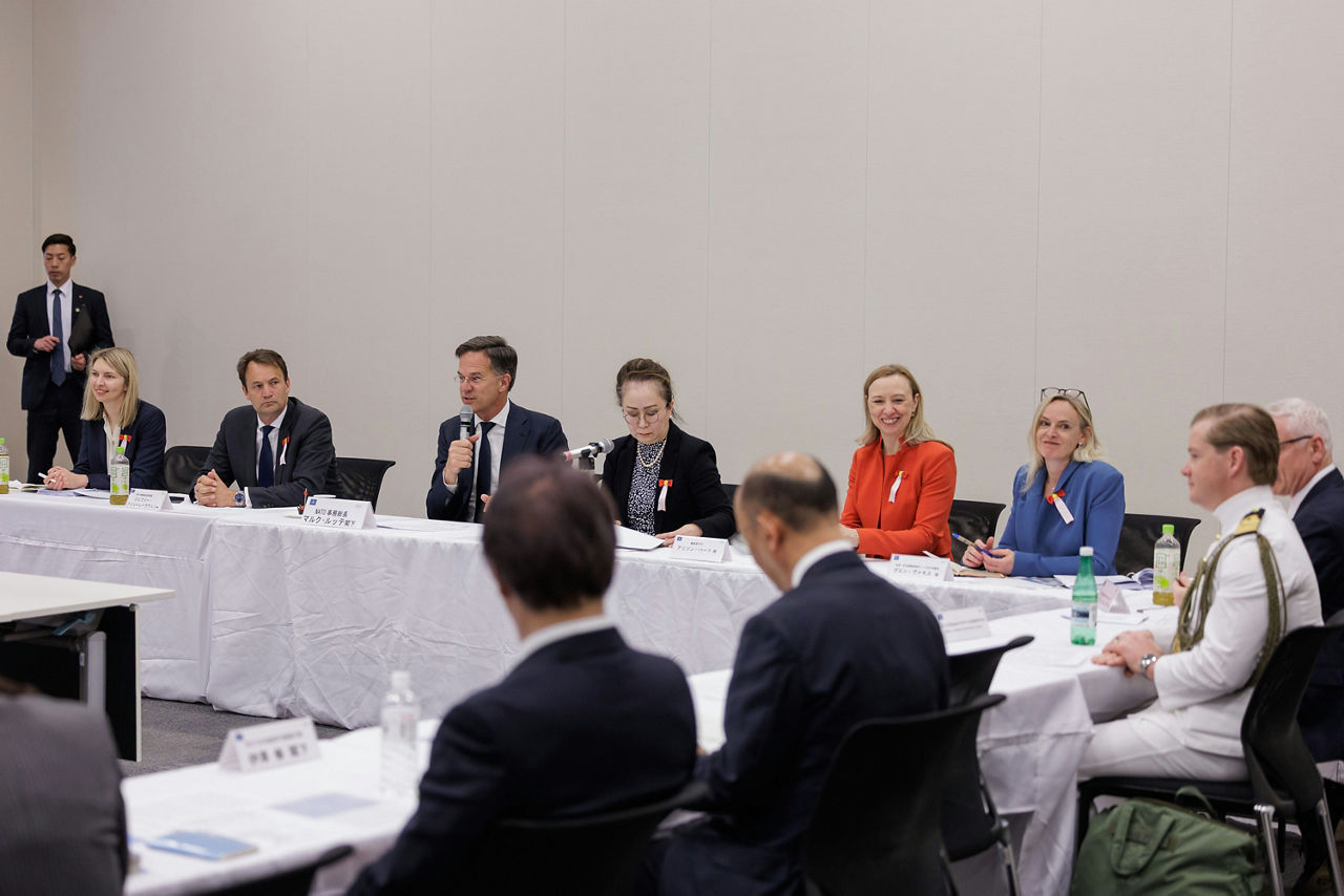 NATO Secretary General Mark Rutte meets with member of DIET, Japan's bicameral parliament