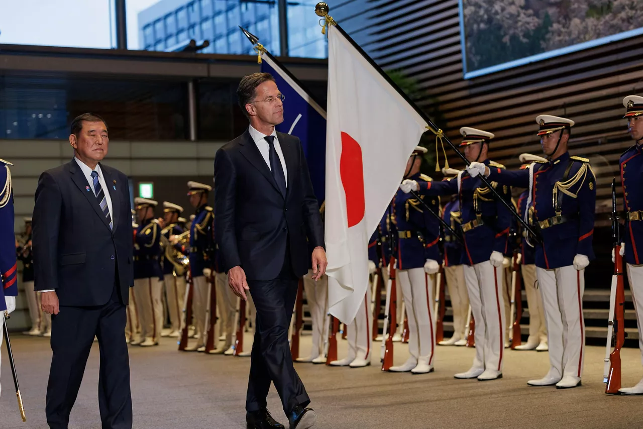 NATO Secretary General Mark Rutte meets the Prime Minister of Japan, Shigeru Ishiba
